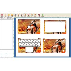 Quality Daqin Laptop Vinyl Skin And Sticker Making Machine CE for sale