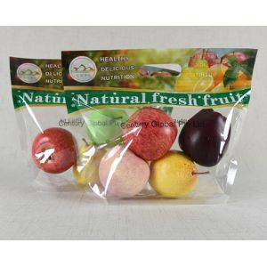 Disposable Plastic Fresh Fruit Packaging Bags Custom Printing With Punching Hole