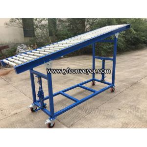 Gravity Telescopic Roller Conveyor for Unloading Containers