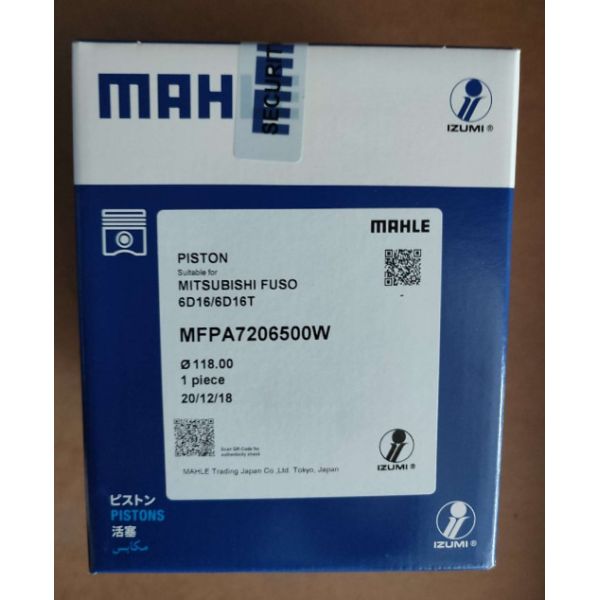 Buy Mitsubishi 6D16T Cylinder Liner And Piston ME072065 ME300199 ME078502 MFPS7850200 MFPA0019930  MFPA7206500W at wholesale prices