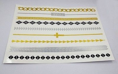 Buy Gold and silver metallic tattoo at wholesale prices