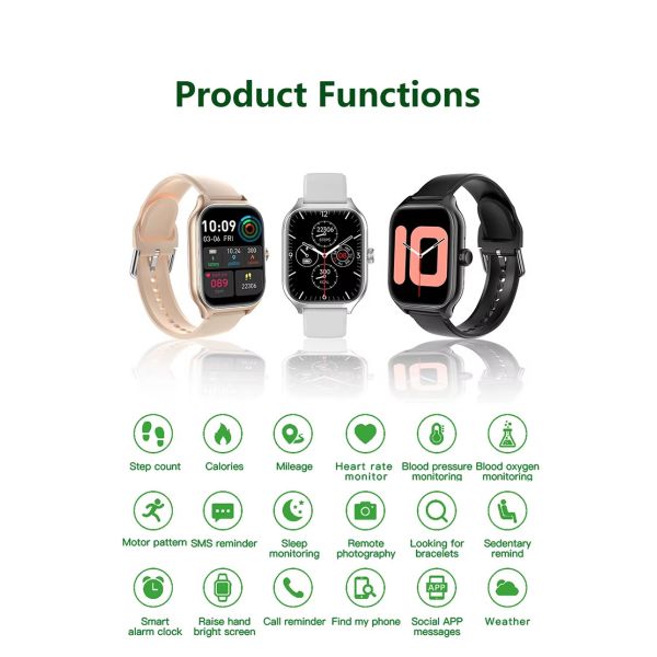 GTS4 Women'S Bluetooth Watch SMS Reminder Multifunctional