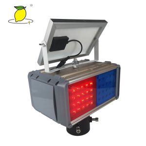 LED Solar Barricade Warning Light For Road Construction