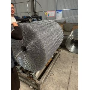 Eight Lines Welded Pipeline Reinforcement Wire Mesh 140m 280m Length For Oil And