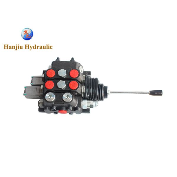 Buy 100 Liters 2 Spool 315bar Electric Joystick Hydraulic Control Valve at wholesale prices