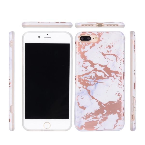 Iphone 8(plus)/7(plus) TPU gilding marble case, Iphone 8(plus)/7(plus) protective TPU case, Iphone 8 plus accessories