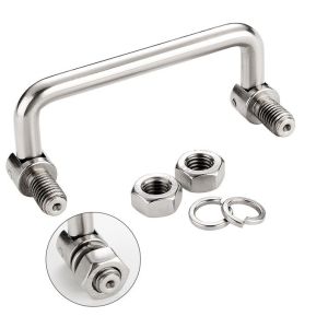 L100 SS304 Folding Pull Stainless Steel Handle 90 Degree