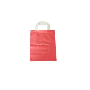 Smooth LDPE Custom Plastic Handle Bags Recyclable And Reusable