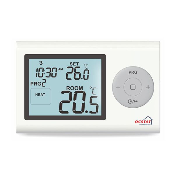 Buy Wall Hung Digital Programmable Thermostat , Water Boiler Heating Room Thermostat at wholesale prices