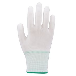 13 Gauge PU Coated Polyester Handling Gloves Breathable