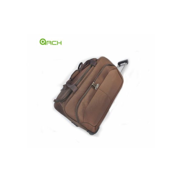 Buy Rolling Luggage Bag Wheeled Duffle with One Front Big Pocket at wholesale prices