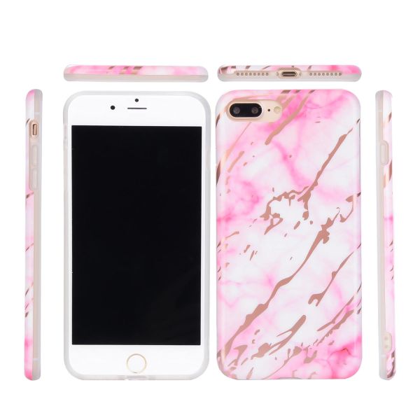 Iphone 8(plus)/7(plus) TPU gilding marble case, Iphone 8(plus)/7(plus) protective TPU case, Iphone 8 plus accessories