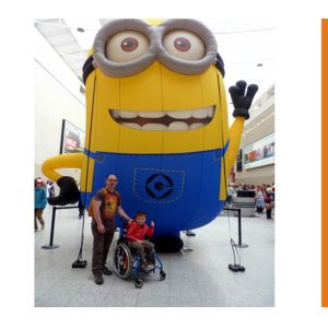 Inflatable advertising Minions cartoon model for sale