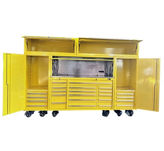 Car Repair Garage Workshop 48inch Orange Tool Chest with Wheels and Durable