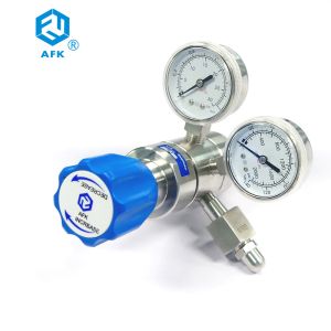 Argon Nitrogen SS316L Gas Pressure Regulator Valve 3000psi