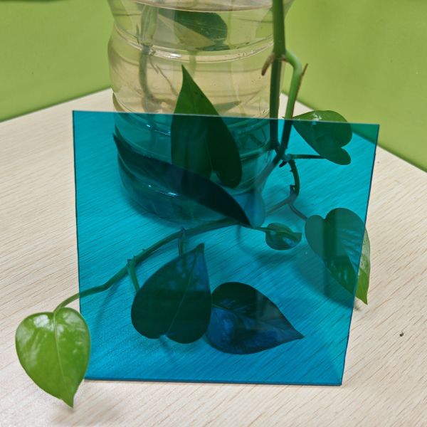 Buy UV Protection 3mm Blue Polycarbonate Roof Panels 12 Ft at wholesale prices