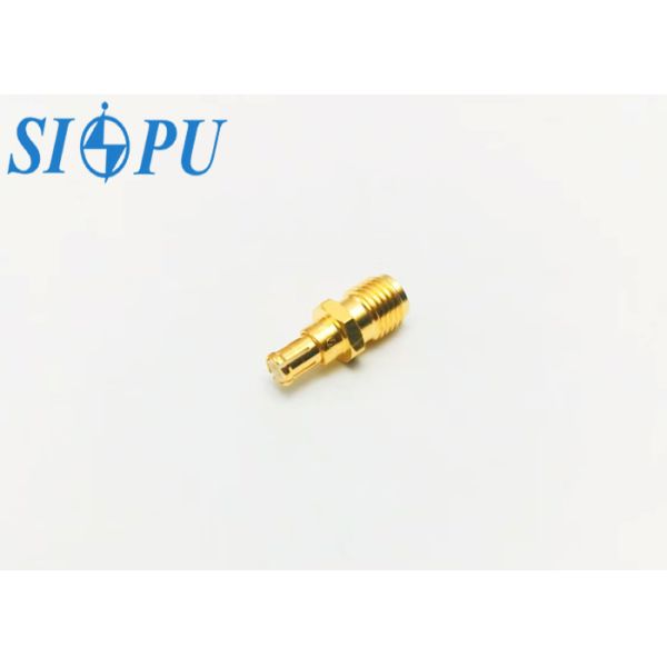 Buy SMA Female to MCX Male RF Coaxial Adapter – Brass, Gold Plated (SMA(K)–MCX(J)) at wholesale prices