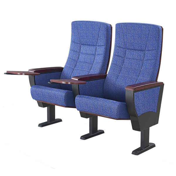 Buy MDF Tablet Fabric Theater Seats / Folding Theatre Chairs Stain Resistant at wholesale prices