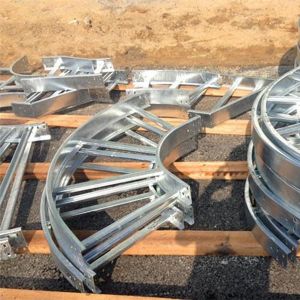Silver Ventilated Cable Tray And Cable Ladder Galvanized Steel