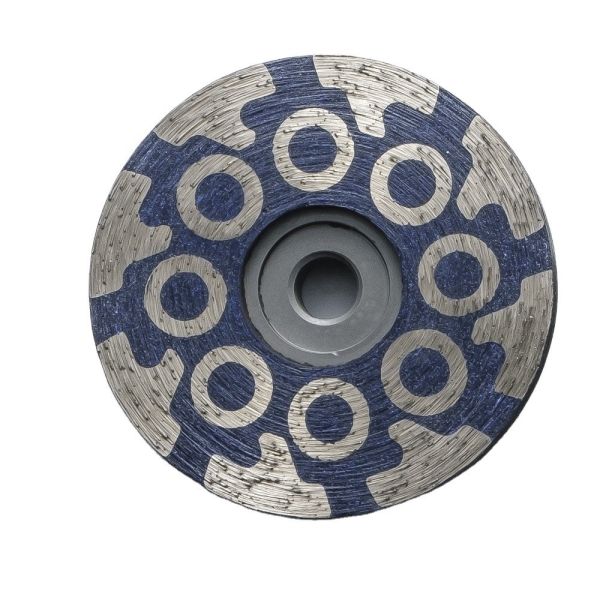 Buy Granite Diamond Powder Resin Filled Cup Wheel Round T Shape Segment Wheel 100mm 125mm at wholesale prices