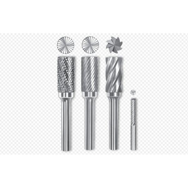 YG6 YG8 Tungsten Carbide Rotary Burrs Standard Double cut Type for Versatile