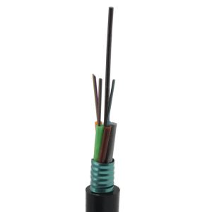 PE Black Outer Jacket GYTS GYTA Fiber Optic Cable 1-144 Core for Speed