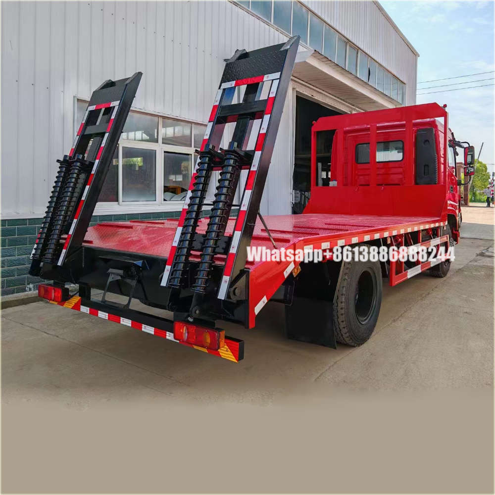 KH Flat Bed Truck transport Flatbed Carrier Platform Lorry With 10.00R Tyre Type Euro 6