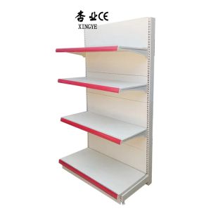 Factory Customized Color Size Single-sided Supermarket Shelves White Light Duty