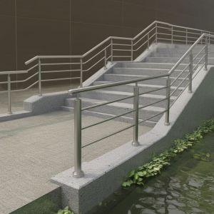 Weather-Resistant Stainless Steel Handrails for Public Parks