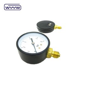 WYYW 100mm iron case MS bottom connection manometer 16bar
