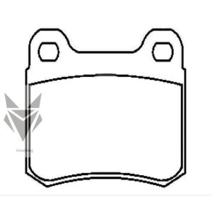 Car Accessories for Auto Brake Pads MERCEDES BENZ 190 W201 Saloon OE 001 420 01