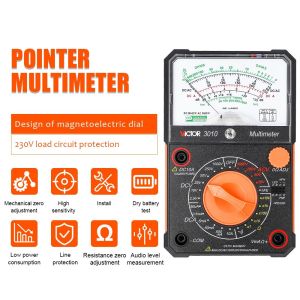 Quality Portable Commercial Electric Analog Multimeter Tester For Small Current Circuits for sale
