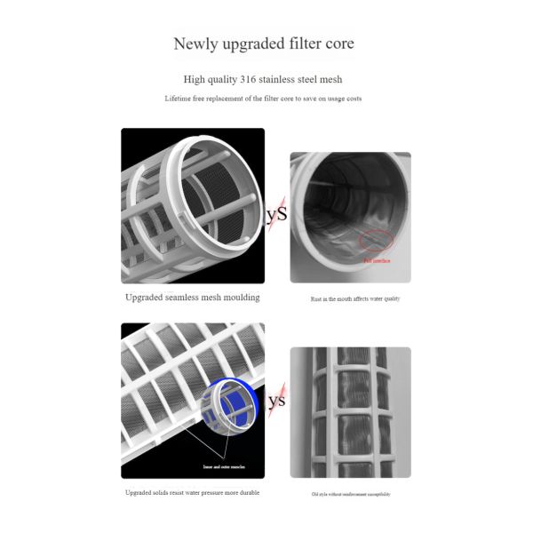 Tap Water Pipelines Sediment Water Filter 8 Ton for Households Commercial Outdoors