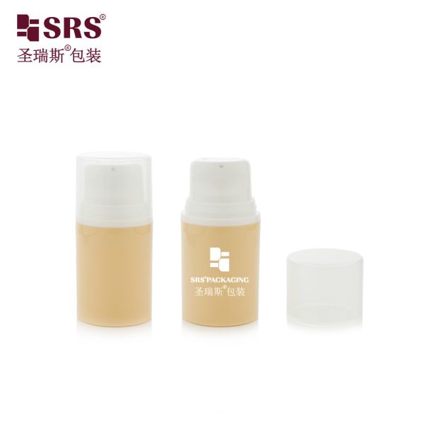 PA203A Custom Glossy Finish Airless Facial Cream Bottle 50ml Capacity Custom Color for Cosmetic