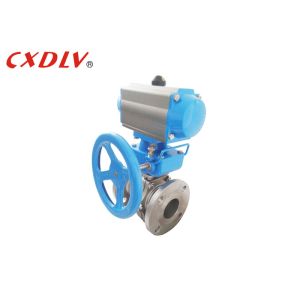 Handwheel Control Valve Actuator Manual Override Worm Gear For Quarter Turn