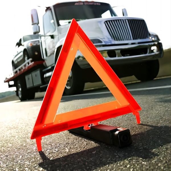 Reflective Warning Red Triangle Road Sign Emergency Road Safety Accessories Kit