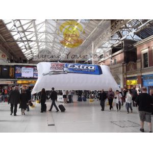 Customize Flying PVC Advertising Helium Balloons Double Stitching