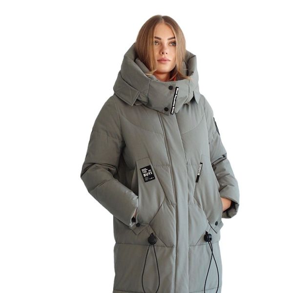 Buy FODARLLOY 2022 winter puffer jacket ladies warm hooded cotton-padded clothes women slim down winter jackets women coats at wholesale prices