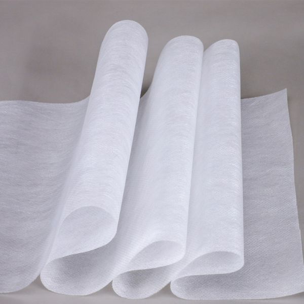 100% Natural Biodegradable PLA Spunbonded Nonwoven Fabric Eco Friendly White
