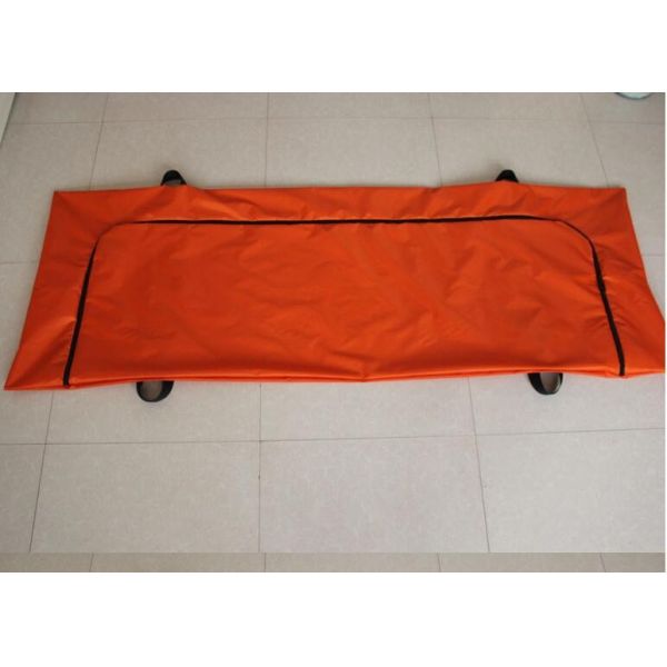 Orange ISO9001 adult men dead body bag Easy to move OF 200*73cm