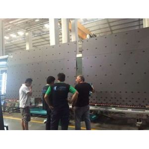 Full Automatic Sealing Robot For Insulating Glass Processing , Stepped Glass And