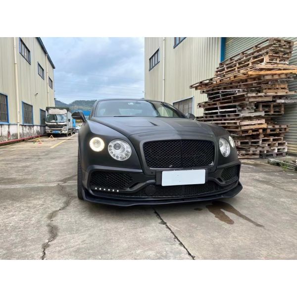 2014 - 2016 Bentley Continental Body Kit Plastic Front And Rear Spoiler Hoods