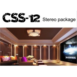 AC3 12 Inch Speaker Pair 600W Digital Karaoke Power Amplifier