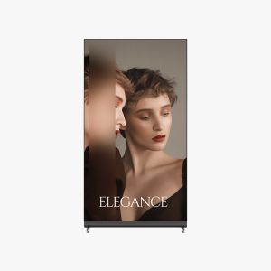 Full Screen 75''85''98' Moveable Vertical Digital Signage LCD Advertising Player