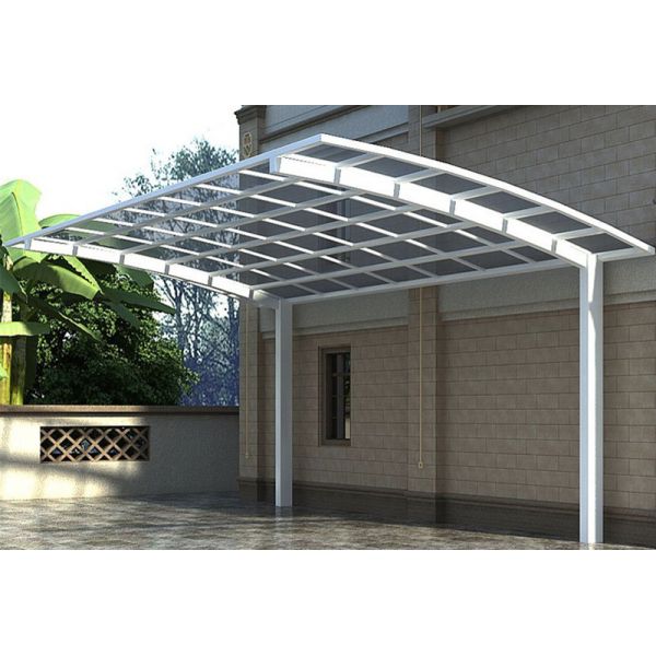 6061 Large Aluminum Profiles Anodized PVDF Coating Sun Camp Awnings