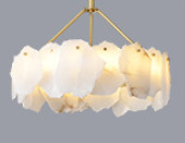 LED Modern Rectangle Luxury Pendant Light Fixtures 15 - 20m2