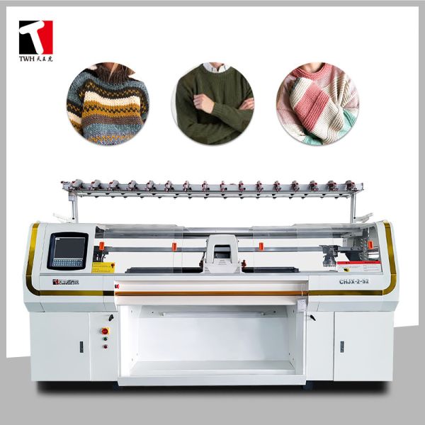 Buy Fully Automatic Flat Double System Knitting Machine 52 Inch 5 / 7G at wholesale prices