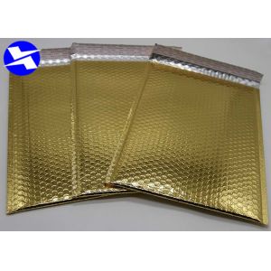 Biodegradable Metallic Bubble Mailers 6*9 Inch Flat Surface Customized Logo