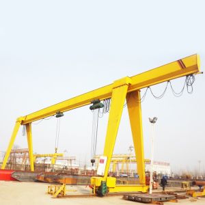 Heavy Duty Outdoor 10 Ton Single Girder Gantry Crane For Industrial Applications