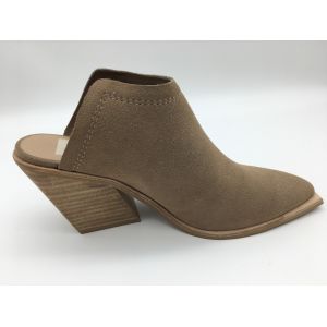 Casual Platform Womens Leather Dress Shoes Beige 3 Inch Heel Closed Toe